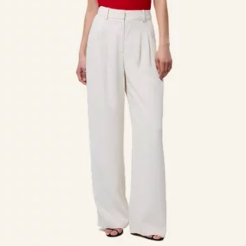 Sincerely Jules Crème‎ Ribbed Wide-Leg Pants 🤍✨